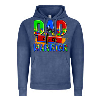 Vintage Denim dad of a warrior Vintage Hoodie - AdoDesignShop