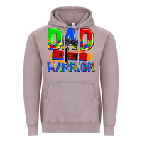 Vintage Zinc dad of a warrior Vintage Hoodie - AdoDesignShop