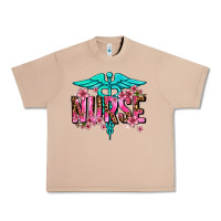 Burro floral nurse Urban Heavy Tee - AdoDesignShop
