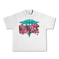 Lunar Rock floral nurse Urban Heavy Tee - AdoDesignShop