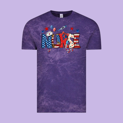 American Nurse Vintage Tee Designed By Bundleandbundleshop