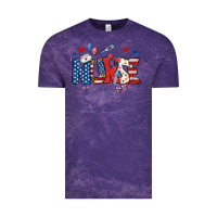 Cloud Purple american nurse Vintage Tee - BundleAndBundleShop