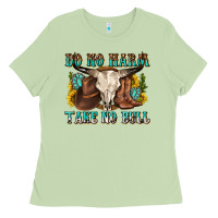 Matcha do no harm take no bull western Ladies Tee - texasbilliewilder