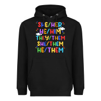 Black pride pronouns Heavyweight Hoodie - Artiststas