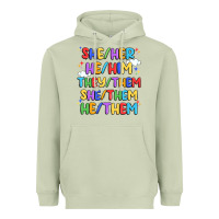 Matcha pride pronouns Heavyweight Hoodie - Artiststas