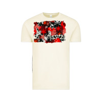 Vintage Arctic western red cowhide winter background Vintage Tee - AdoDesignShop