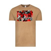 Vintage Camel western red cowhide winter background Vintage Tee - AdoDesignShop