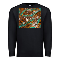 Black tiger cowhide tumbler Premium Sweatshirt - BarkalooDesign