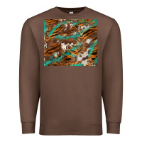 Chestnut tiger cowhide tumbler Premium Sweatshirt - BarkalooDesign