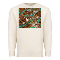 Sandshell tiger cowhide tumbler Premium Sweatshirt - BarkalooDesign