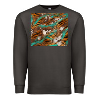 Smoke tiger cowhide tumbler Premium Sweatshirt - BarkalooDesign