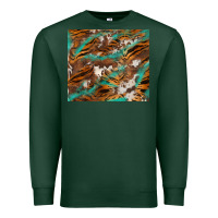 Sports Green tiger cowhide tumbler Premium Sweatshirt - BarkalooDesign