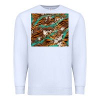 White tiger cowhide tumbler Premium Sweatshirt - BarkalooDesign
