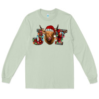 Matcha joy highland cow Long Sleeve Tee - Jasminsmagicworld