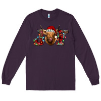 Plum joy highland cow Long Sleeve Tee - Jasminsmagicworld