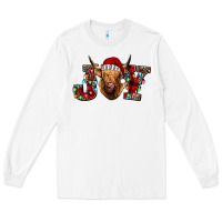 White joy highland cow Long Sleeve Tee - Jasminsmagicworld