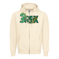 Sandshell three rex Zipper Hoodie - MaliasSmallBusiness