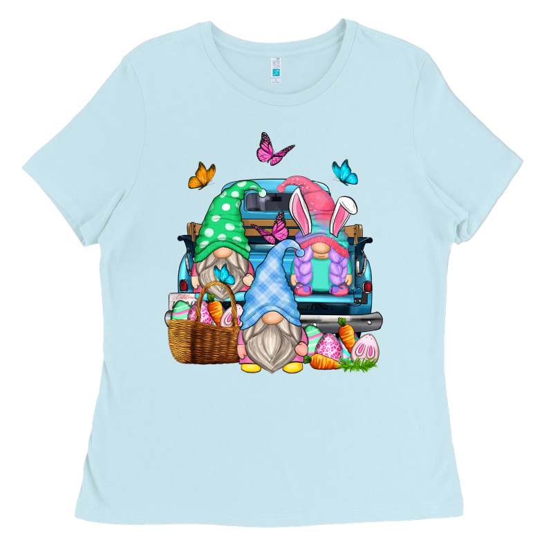 Easter Farm Truck Ladies Tee by Zillion Design Studio | Teevron