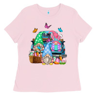 Bubblegum Pink easter farm truck Ladies Tee - Zillion Design Studio