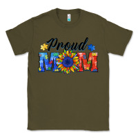 Army Green proud mom autism Classic Tee - BarkalooDesign