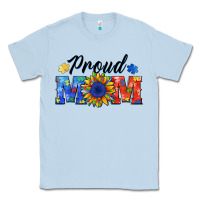 Dusty Blue proud mom autism Classic Tee - BarkalooDesign