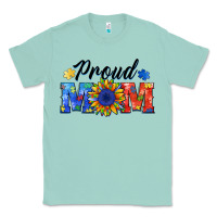 Seafoam proud mom autism Classic Tee - BarkalooDesign