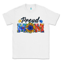 White proud mom autism Classic Tee - BarkalooDesign