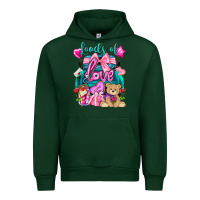 Forest Green Loads of love truck Valentine's Day Urban Hoodie - HowdyJamesFarm