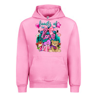 Fuchsia Pink Loads of love truck Valentine's Day Urban Hoodie - HowdyJamesFarm