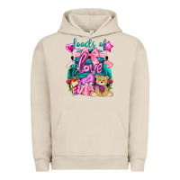 Pigment French Oak Loads of love truck Valentine's Day Urban Hoodie - HowdyJamesFarm