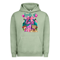 Pigment Oil Green Loads of love truck Valentine's Day Urban Hoodie - HowdyJamesFarm