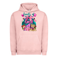 Pigment Salmon Loads of love truck Valentine's Day Urban Hoodie - HowdyJamesFarm
