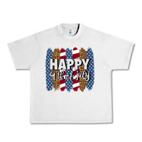Lunar Rock happy 4th of july brushstrokes Urban Heavy Tee - BundleAndBundleShop