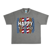 Tornado happy 4th of july brushstrokes Urban Heavy Tee - BundleAndBundleShop