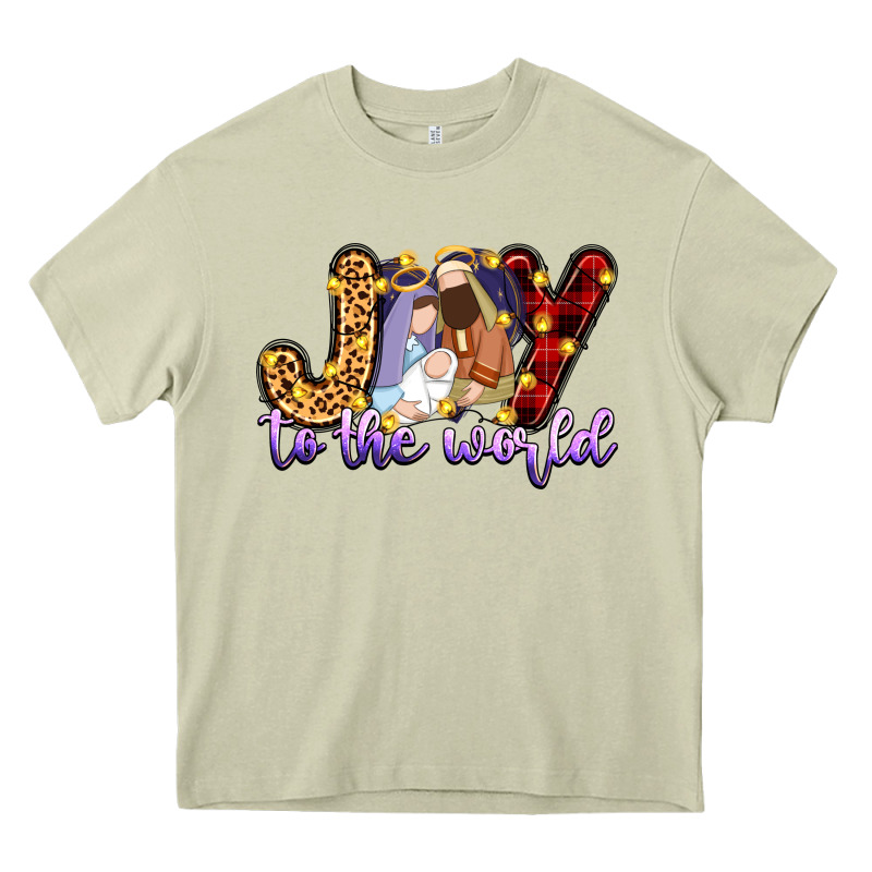 Joy To The World Heavy Core Tee by Zillion Design Studio | Teevron