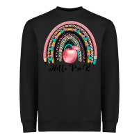 Black hello pre k Heavyweight Sweatshirt - JahusDesignShop