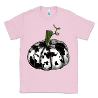 Bubblegum Pink watercolor cowhide halloween pumpkin Classic Tee - RanaPortraitStore