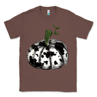 Chestnut watercolor cowhide halloween pumpkin Classic Tee - RanaPortraitStore