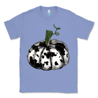 Colony Blue watercolor cowhide halloween pumpkin Classic Tee - RanaPortraitStore