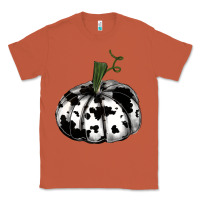 Copper watercolor cowhide halloween pumpkin Classic Tee - RanaPortraitStore