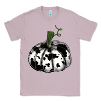 Lilac watercolor cowhide halloween pumpkin Classic Tee - RanaPortraitStore