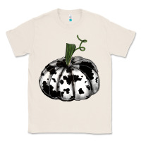 Natural watercolor cowhide halloween pumpkin Classic Tee - RanaPortraitStore
