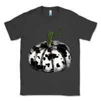Smoke watercolor cowhide halloween pumpkin Classic Tee - RanaPortraitStore