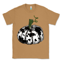 Toasted Coconut watercolor cowhide halloween pumpkin Classic Tee - RanaPortraitStore