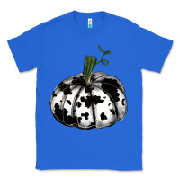 True Royal watercolor cowhide halloween pumpkin Classic Tee - RanaPortraitStore