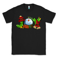Black joy for christmas with snowman Classic Tee - AdoDesignShop