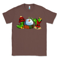 Chestnut joy for christmas with snowman Classic Tee - AdoDesignShop