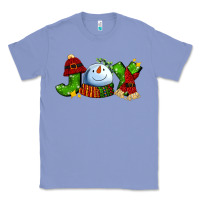 Colony Blue joy for christmas with snowman Classic Tee - AdoDesignShop