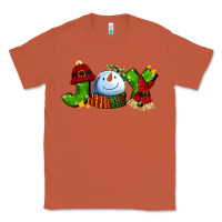 Copper joy for christmas with snowman Classic Tee - AdoDesignShop