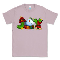 Lilac joy for christmas with snowman Classic Tee - AdoDesignShop